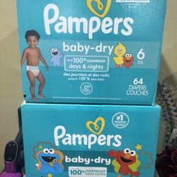 Pampers Diapers Size 6 - $23 Each 