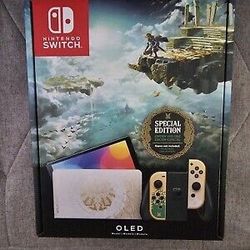 Nintendo Switch OLED Zelda Tears Of Kingdom Edition New