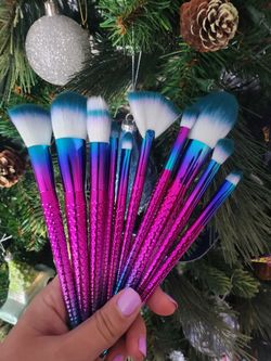 10pcs MAKEUP BRUSH SET 