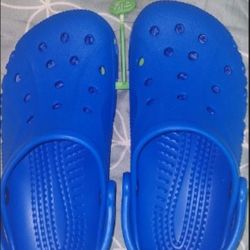 Blue Crocs!!