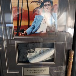 Scares face movie picture frame collection