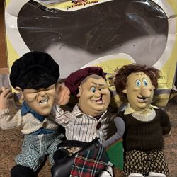 Three Stooges Vintage Dolls 1996