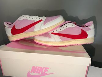Air Jordan 1 Low OG Tropical Pink Travis Scott Sz 14