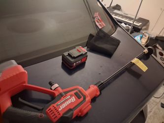 20v Bauer cordless pressure washer with 2 batteries