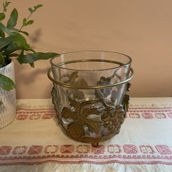 Vintage Cut Glass Ice Bucket