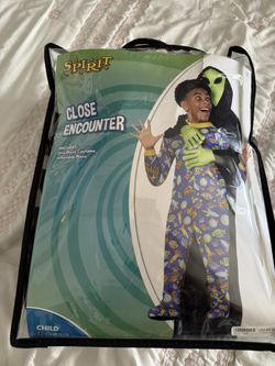Alien abduction kids costume