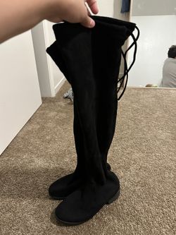 Black Long Boots