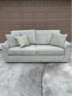 Nice Gray Sofa Couch Two Seater