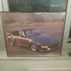 Porche Picture in Frame