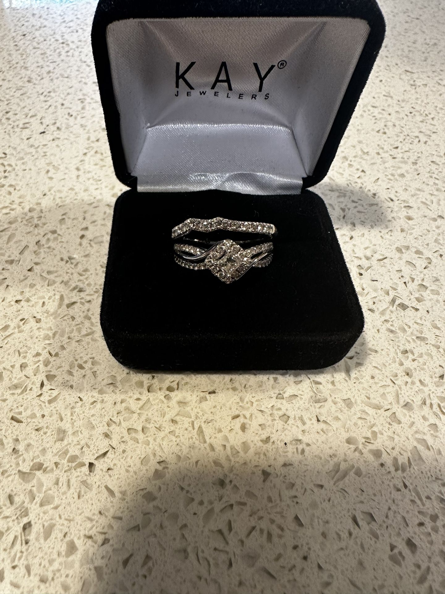 Engagement Ring And Wedding Band 