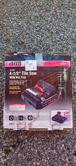 Tile Saw w/ Wet Tray