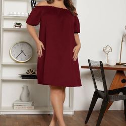 New Off Shoulder Tunic Dress