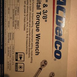 DIGITAL TORQUE WRENCH 1/2 & 3/8’s