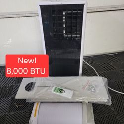 New! 8,000 BTU Portable Air Conditioner AC 