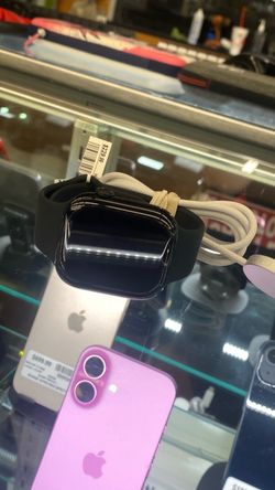 Apple Watch with Black Sport Band