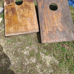 Cornhole Boards, Bean Bags Included. Asking 50 Bucks.