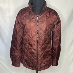 Basic Zara Man Quilted Jacket with hoodie