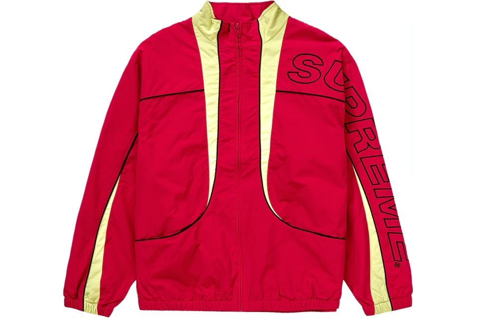 Supreme Red Piping Jacket Size Large