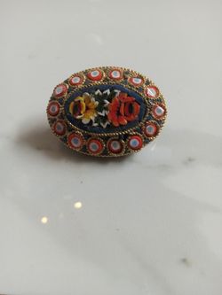 Italian Mozaic Brooch