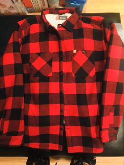 Men’s Buffalo Red Plaid Flannel Shirt