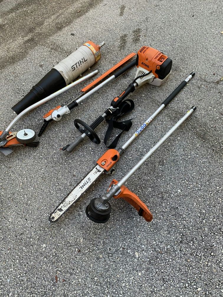 Stihl kombi KM131R chainsaw trimmer edger weed eater blower for Sale in