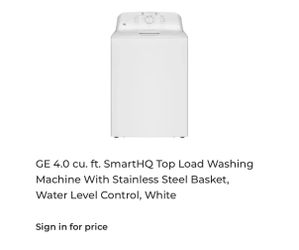 GE 4.0 cu. ft. Top Load Washing Machine