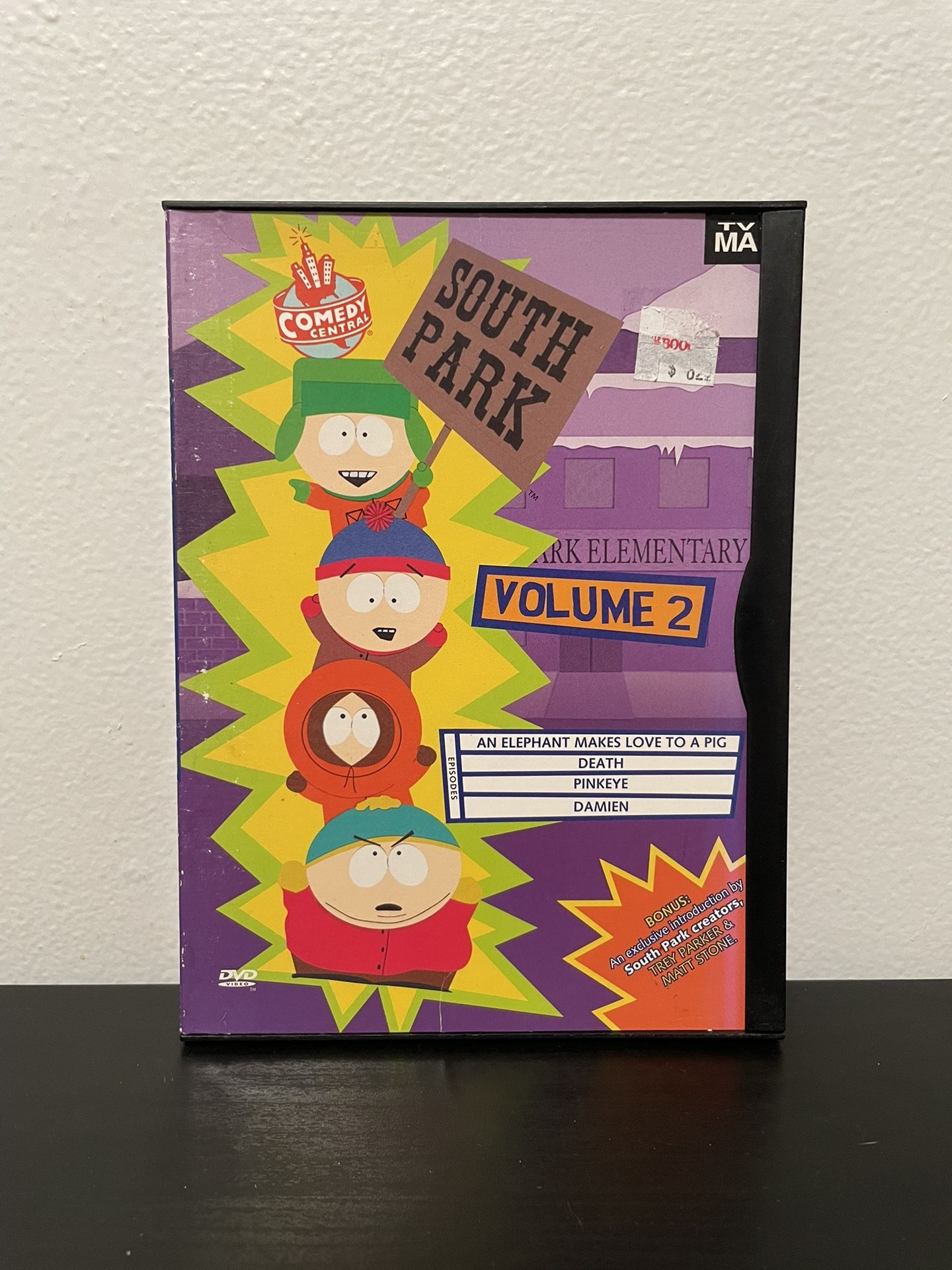 South Park Volume 2 DVD Rare Episodes 90s Comedy Central Elephant Pig 1998