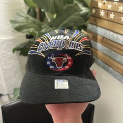Vintage Bulls 1998 Championship Hat W Original Tags 