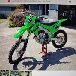 2022 KX450 Kawasaki, $5,300