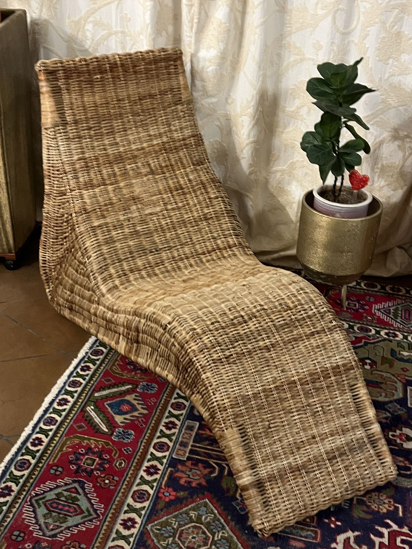 Karlskrona Rattan Wicker Lounge Chair by Carl Öjerstam for Ikea - VINTAGE IKEA