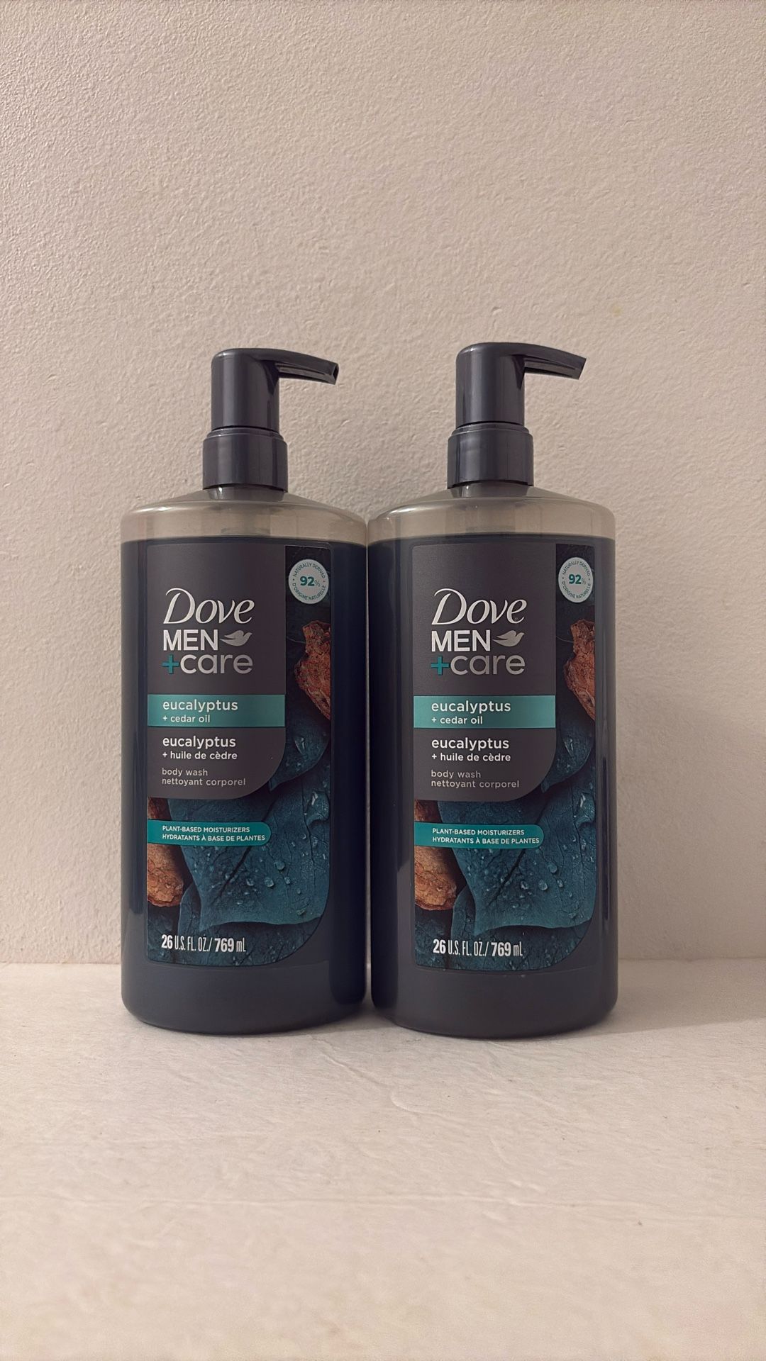 Dove Men + Care Eucalyptus + Cedar Oil Body Wash 26 Fl Oz