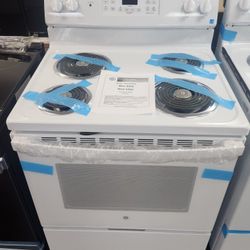 30 in. 4 Burner Element Free-Standing Electric Range in White