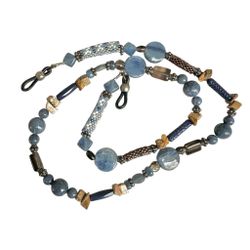 Kyanite & Mixed Stone Eyeglass Chain