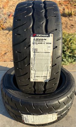 BRAND NEW 245/45R17 Yokohama ADVAN Neova AD09 Tires 245-45-17 245 45 17 Like Michelin Pilot 4S! $200 EACH