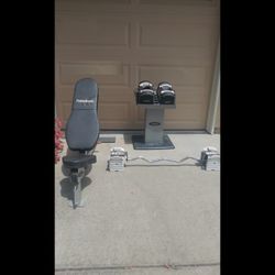 70 Lb Urethane Fully Equipped Powerblock Gym