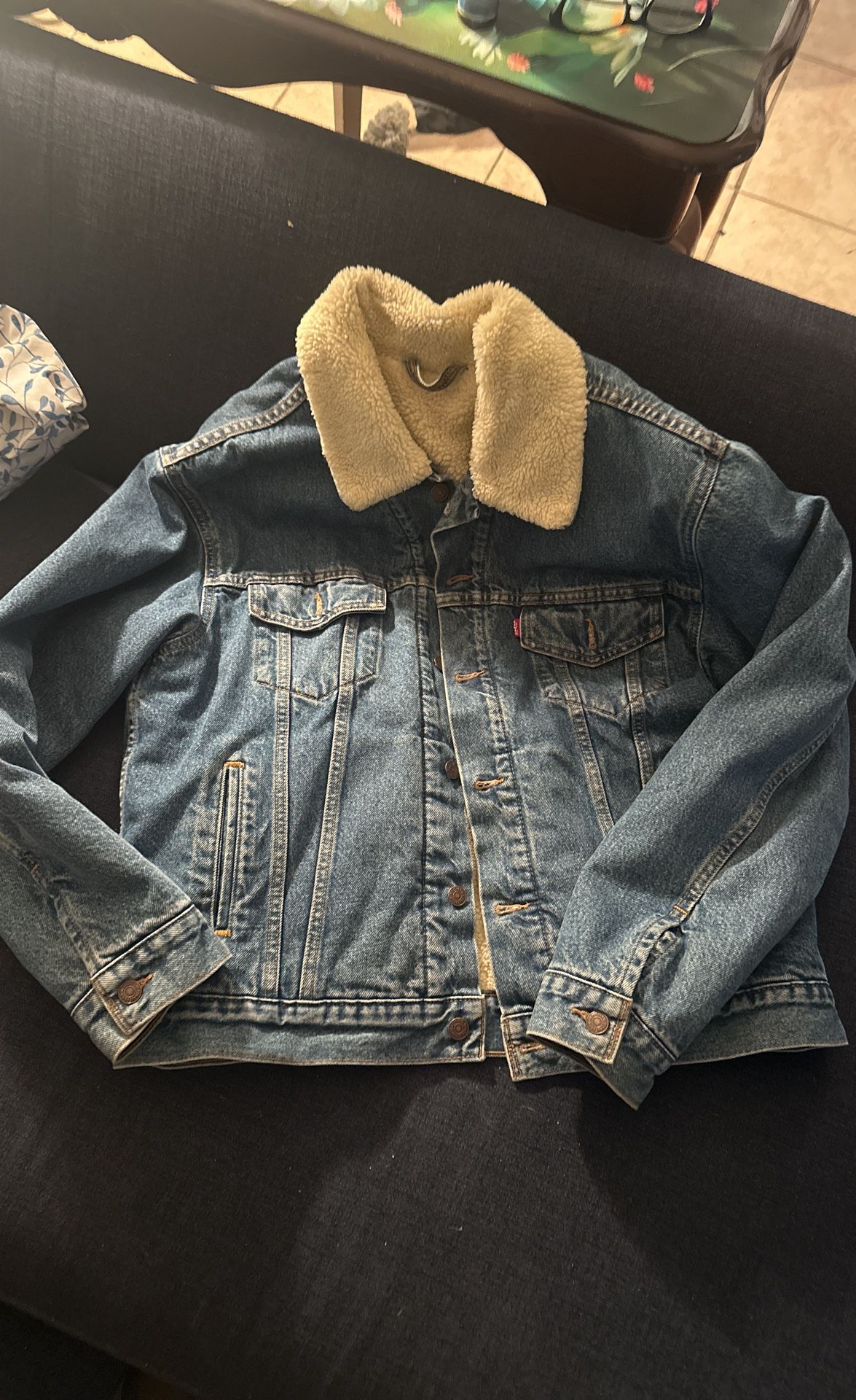 Men’s Levi Jacket, Sheepskin Xl