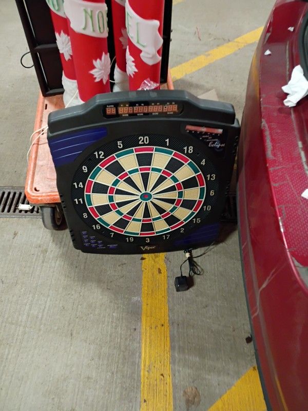 Viper Eclipse Electronic Dartboard by GLD – Works Great, Power Cord Included