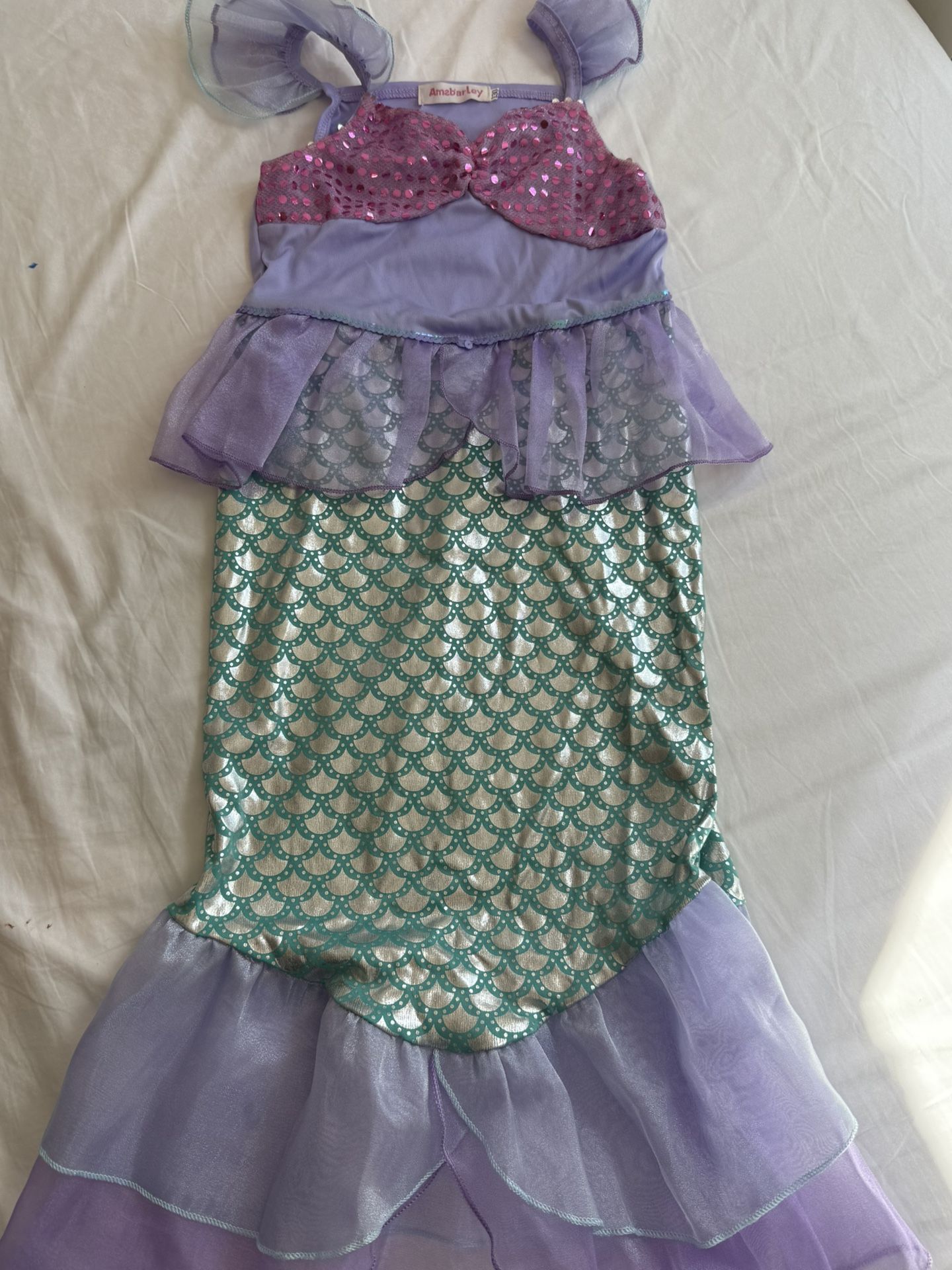 Girl Halloween Ariel Costume