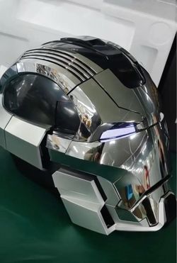 1/1 Wearable Iron Man MK17 Heart breaker Helmet Silver English Voice-controll