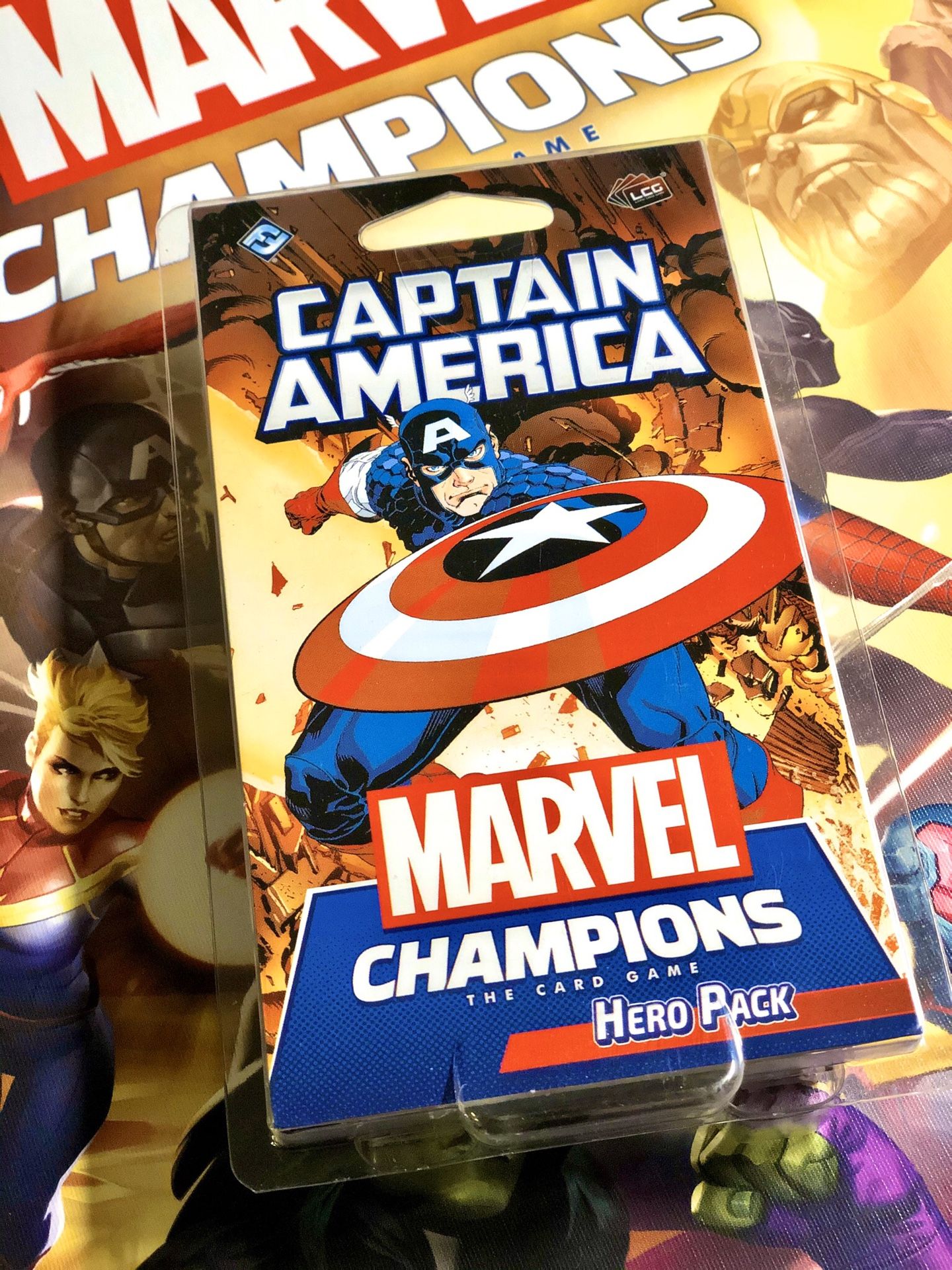 Marvel Champions the card game LCG - Captain America Hero Pack (Rare/Sealed/Unopened)