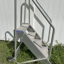 4 Step Aluminum Boat Steps Dock Stairs 