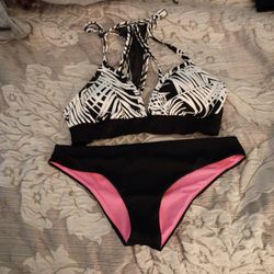 Pink Victoria's secret two piece bikini