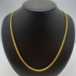 22K GOLD FRANCO CHAIN. NEW.