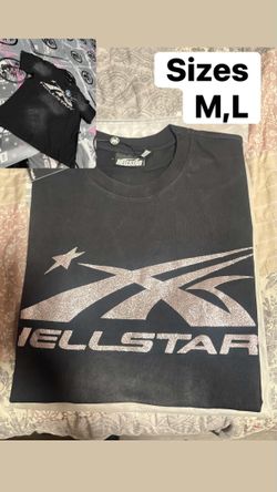 Hellstar Black Graphic T-Shirt