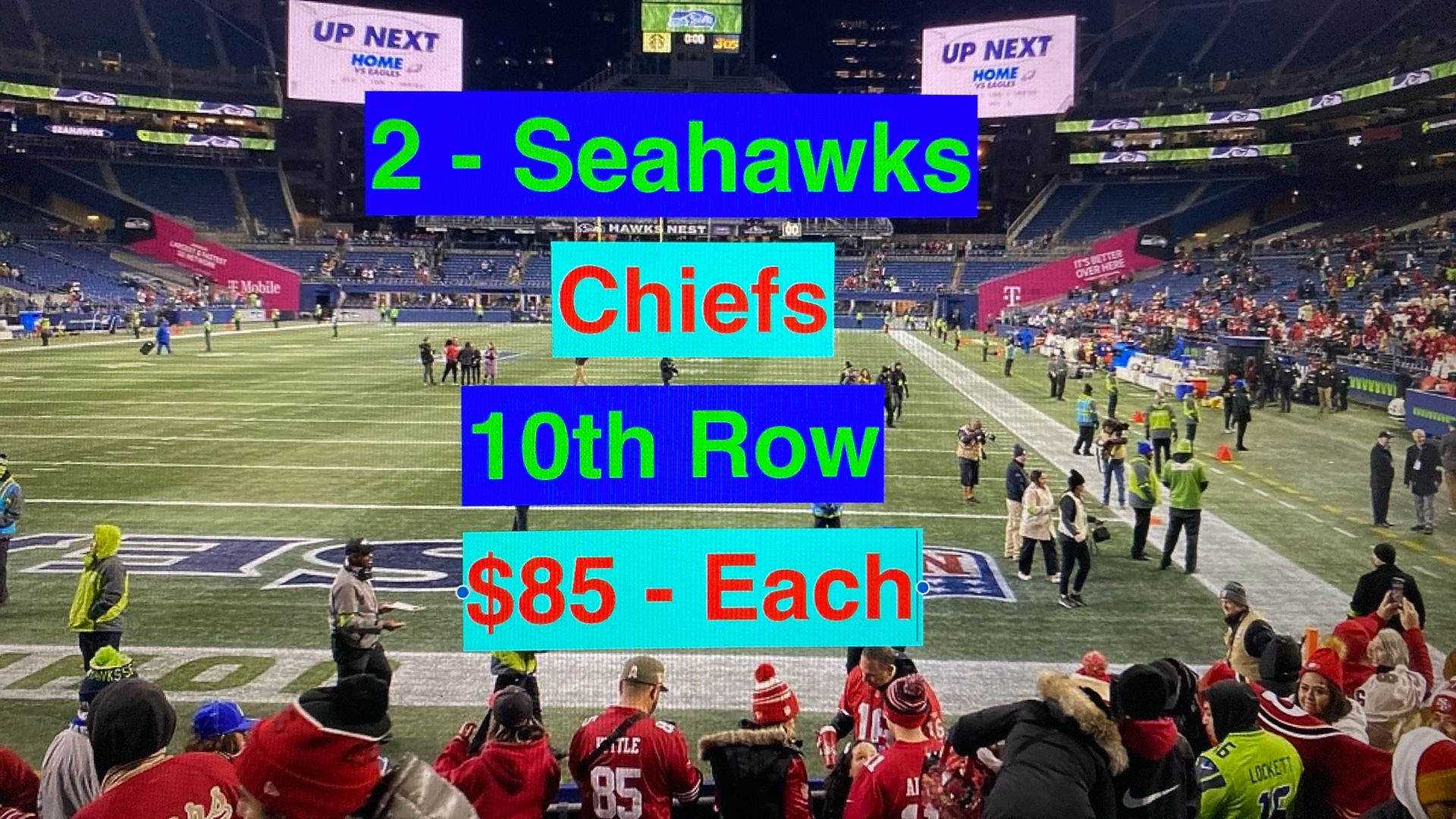 Seahawks Chiefs Tickets
