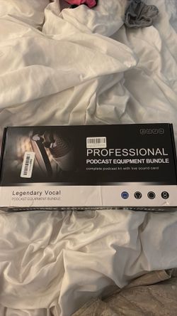 Recording Studio Package with Podcast Microphone