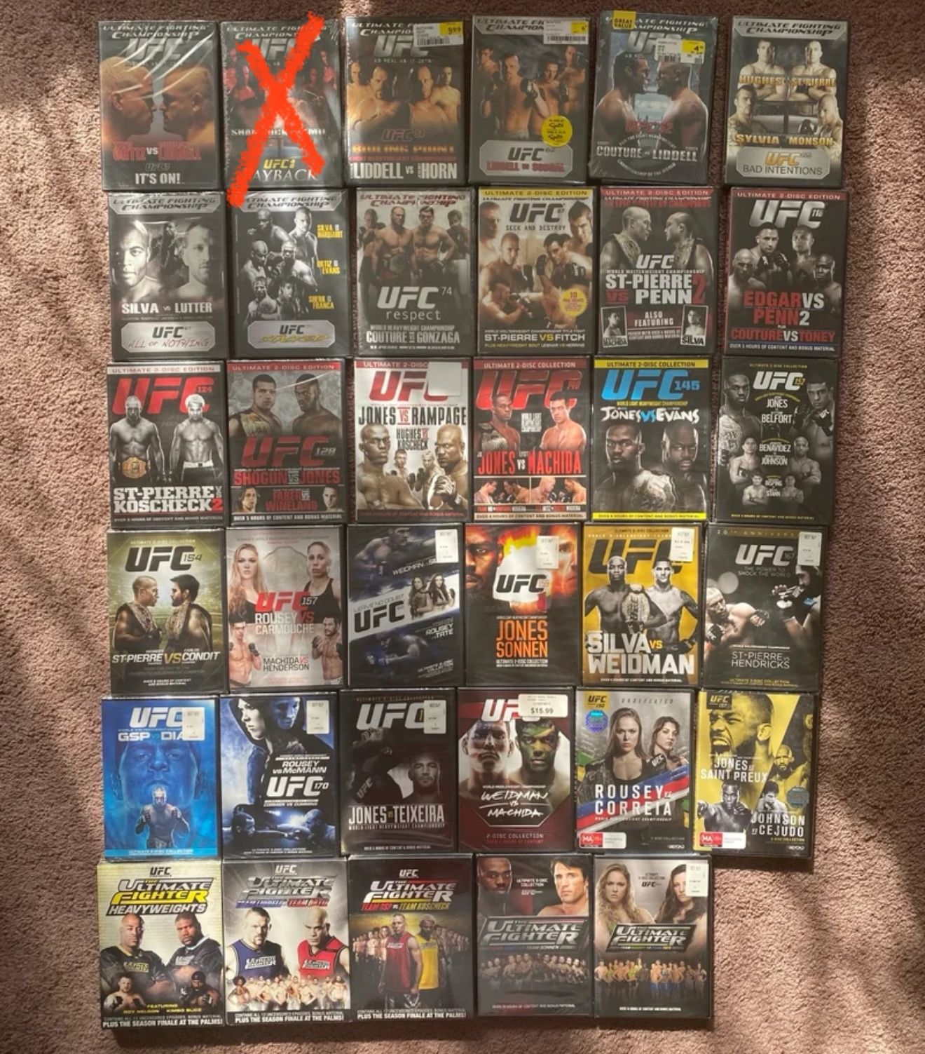 UFC DVDs (“READ DESCRIPTION!”)
