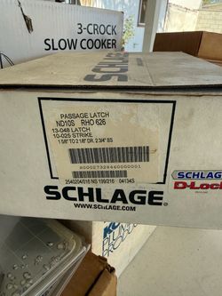 Schlage Passage Latch ND10S RHO 626