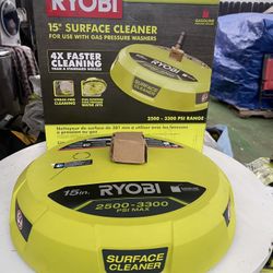 RYOBI 15 in. 3300 PSI Surface Cleaner for Gas Pressure Washer