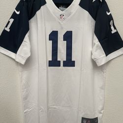 NFL Dallas Cowboys #11 Micah Parsons Size XL NIKE Stitched Blue Adult Jersey (A)